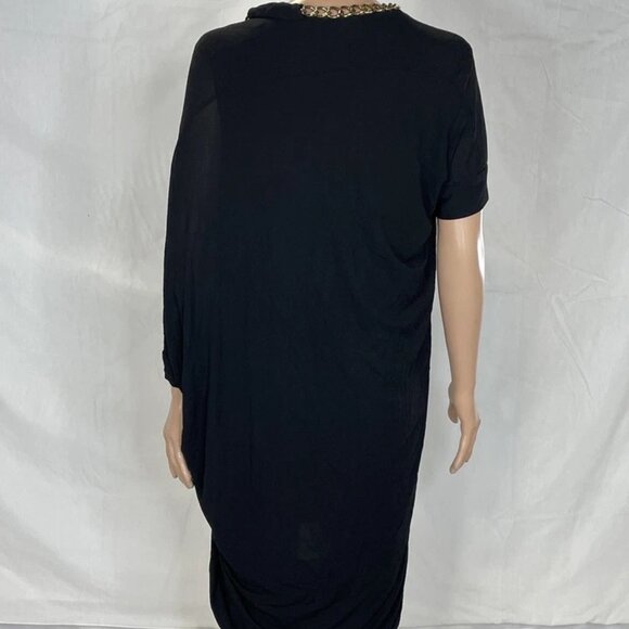 NEW ALEXANDER MCQUEEN Women's Dress Vintage Mid-length Silk Size 6 - Picture 6 of 8